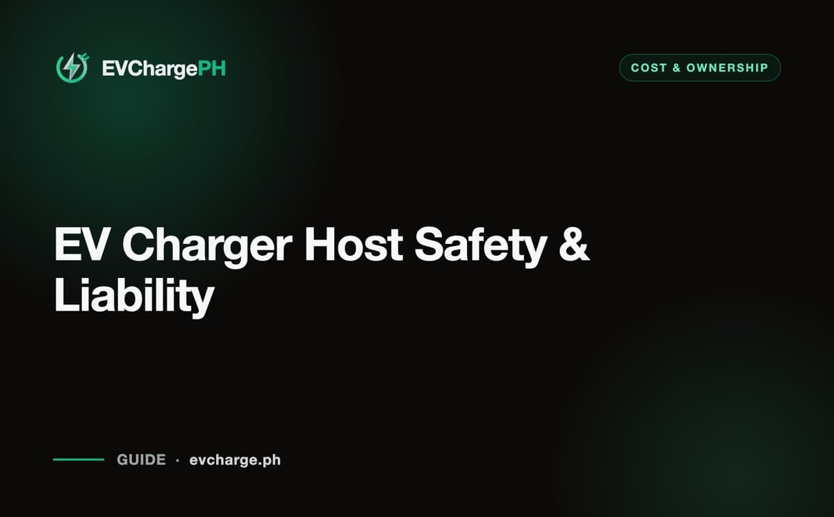 EV Charger Host Safety and Liability: What Owners Should Know