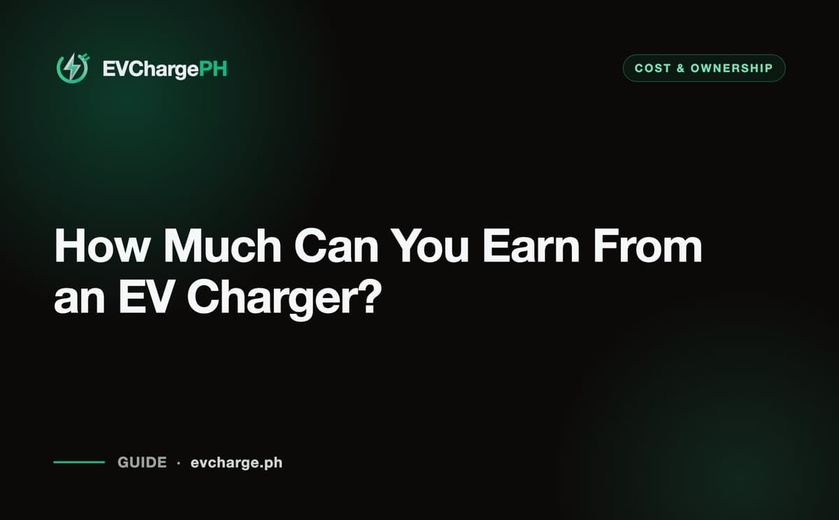 How Much Can You Earn From an EV Charger? (Honest Math)